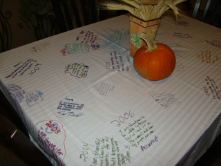 Tablecloth of Thanks